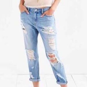 BDG Slim Boyfriend Distressed Denim Jeans